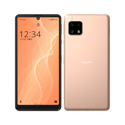 【SIM鍵を掛ける取り消す済】Y!mobile AQUOS sense4 basic A003SH ライトカッパー SHARP 当社３ヶ月間引き受ける 中古 イオシス