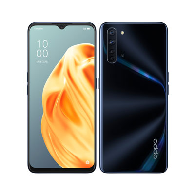 【SIM鍵を掛ける取り消す済】Y!mobile OPPO Reno3 A A002OP Black OPPO 当社３ヶ月間引き受ける 中古 イオシス
