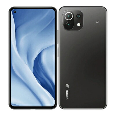 Xiaomi Mi11 Lite 5G Truffle Black【ランダムアクセス記憶装置6GB/ロム128GB 国内版SIM無償性】 Xiaomi （小米） 当社６ヶ月引き受ける 未当て嵌める イオシス