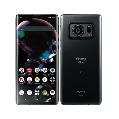 【SIM鍵を掛ける取りけす済】docomo AQUOS R6 SH-51B Black SHARP 当社３ヶ月間引き受ける 中古 イオシス