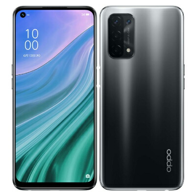 【SIM鍵を掛ける取り消す済】au OPPO A54 5G OPG02 しろがね色黒いこと OPPO 当社３ヶ月間引き受ける 中古 イオシス