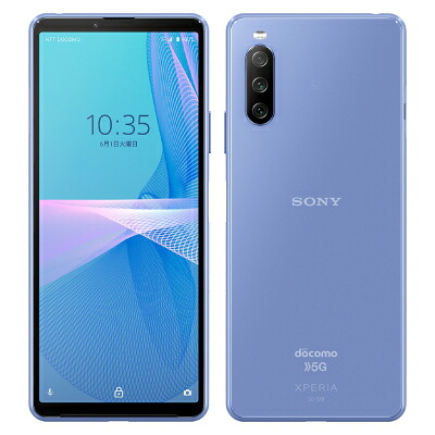 【SIM鍵を掛ける取りけす済】docomo Xperia10 III 5G SO-52B Blue SONY 当社３ヶ月間引き受ける 中古 イオシス