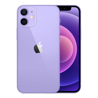 【中古】iPhone12 mini A2398 (MJQD3J/A) 128GB パープル 【国内版SIM無償性】  Apple スマホ かっこ良い電話機 当社３ヶ月間引き受ける 貨物輸送無料 イオシス