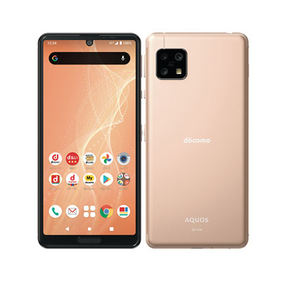 【SIM鍵を掛ける取り消す済】docomo AQUOS sense4 SH-41A ライトカッパー SHARP 当社３ヶ月間引き受ける 中古 イオシス