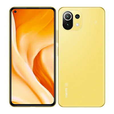 Xiaomi Mi11 Lite 5G Citrus Yellow【ランダムアクセス記憶装置6GB/ロム128GB 国内版SIM無償性】 Xiaomi （小米） 当社３ヶ月間引き受ける 中古 イオシス