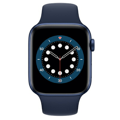 Apple Apple Watch Series6 44粍 GPS+Cellular模範例 M09A3J/A A2376【ブルーアルミニウムケース/ディープネイビースポーツバンド】 [中古] 【当社３ヶ月間引き受ける】 イオシス