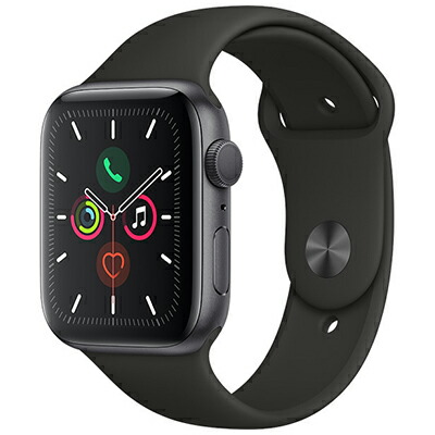 Apple Apple Watch Series5 44粍 GPS模範例 MWVF2J/A A2093【スペースグレイアルミニウムケース/黒いこと運動競技ダンス楽隊】 [中古] 【当社３ヶ月間引き請ける】 イオシス スマートウォッチ本体-スマートフォン・タブレット