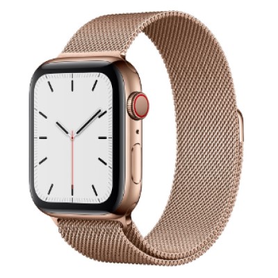 Apple Apple Watch Series5 44粍 GPS+Cellular模範例 MWWJ2J/A A2157【ゴールドステンレススチールケース/ゴールドミラネーゼループ】 [中古] 【当社３ヶ月間引き受ける】 イオシス