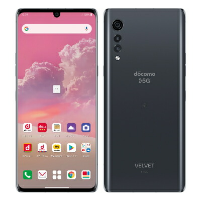 【SIM鍵を掛ける取り消す済】docomo LG VELVET L-52A Aurora Gray LG陰電子 当社３ヶ月間引き請ける 中古 イオシス