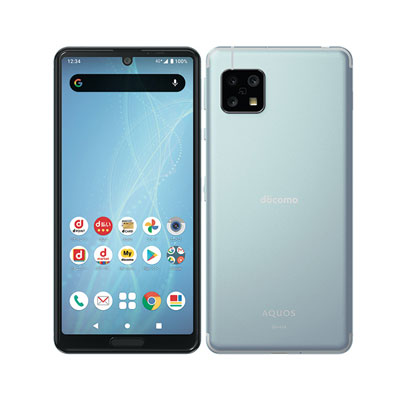 【SIM鍵を掛ける取り消す済】docomo AQUOS sense4 SH-41A 点火装置青色 SHARP 当社３ヶ月間引き受ける 中古 イオシス