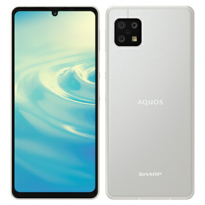 AQUOS sense6 SH-M19 しろがね色【ランダムアクセス記憶装置4GB/ロム64GB/国内版 SIM無償性】 SHARP 当社３ヶ月間引き受ける 中古 イオシス