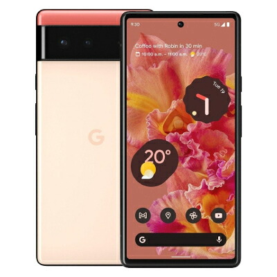 Google Pixel6 GR1YH 128GB Kinda Coral【国内版SIM無償性】 Google 当社６ヶ月引き請ける 未当てはめる イオシス
