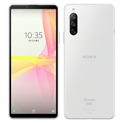 【SIM鍵を掛ける取りけす済】docomo Xperia10 III 5G SO-52B White SONY 当社３ヶ月間引き受ける 中古 イオシス