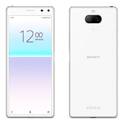 UQmobile Sony Xperia8 Lite SOV44 J3273 White SONY 当社３ヶ月間引きうける 中古 イオシス