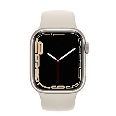 Apple Apple Watch Series7 41粍 GPS模範例 MKMY3J/A A2473【スターライトアルミニウムケース/スターライトスポーツバンド】 [中古] 【当社３ヶ月間引き受ける】 イオシス