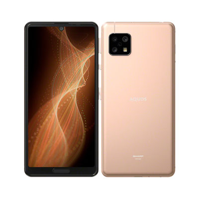 【SIM鍵を掛ける取り消す済】au AQUOS sense5G SHG03 ライトカッパー SHARP 当社３ヶ月間引き受ける 中古 イオシス