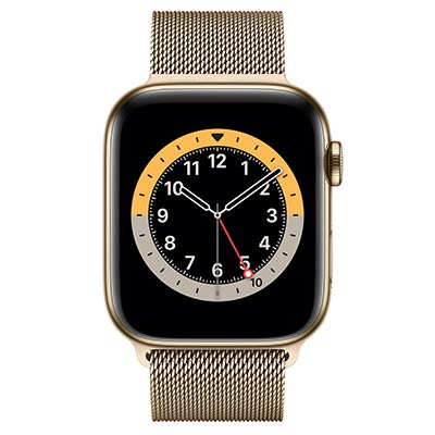 Apple Apple Watch Series6 44mm GPS+Cellularモデル M09G3J/A A2376【ゴールドステンレススチールケース/ゴールドミラネーゼループ】 [中古] 【当社３ヶ月間保証】 イオシス｜中古スマホとタブレットのイオシス
