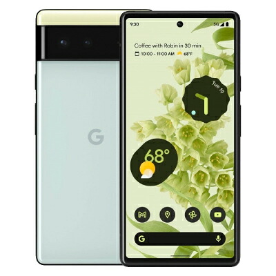 Google Pixel6 GR1YH 128GB Sorta Seafoam【au版SIM無償性】 Google 当社３ヶ月間引き受ける 中古 イオシス