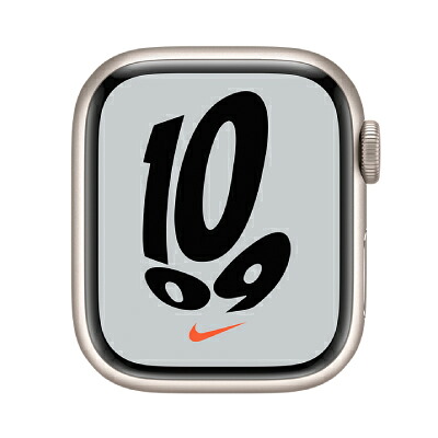 Apple 【ダンス楽隊絶無】Apple Watch Nike Series7 41粍 GPS模範例 MKN33J/A A2473【スターライトアルミニウムケース】 [中古] 【当社３ヶ月間引き受ける】 イオシス