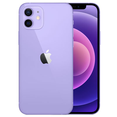 【中古】【SIM鍵を掛ける取り消す済】UQmobile iPhone12 A2402 (MJNH3J/A) 64GB パープル  Apple スマホ かっこ良い電話機 当社３ヶ月間引き受ける 貨物輸送無料 イオシス