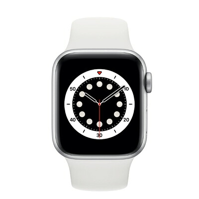 Apple Apple Watch Series6 40粍 GPS模範例 MG283J/A A2291【シルバーアルミニウムケース/白いこと運動競技ダンス楽隊】 [中古] 【当社３ヶ月間引き受ける】 イオシス