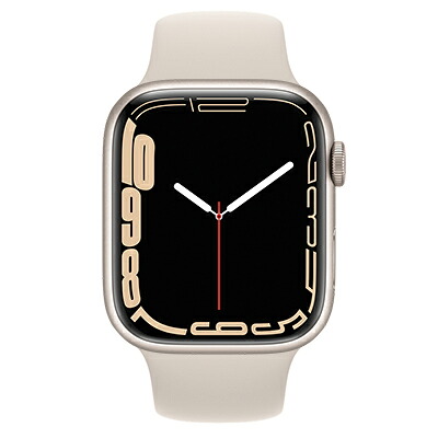 Apple Apple Watch Series7 45粍 GPS模範例 MKN63J/A A2474【スターライトアルミニウムケース/スターライトスポーツバンド】 [中古] 【当社３ヶ月間引き受ける】 イオシス