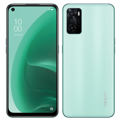 お値打ち価格で OPPO A55s 5G CPH2309 グリーン 当社３ヶ月間保証 中古