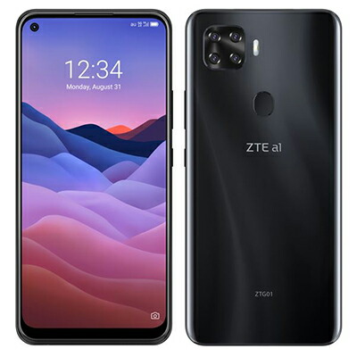 au ZTE a1 ZTG01 Black ZTE 当社3ヶ月間保証 中古