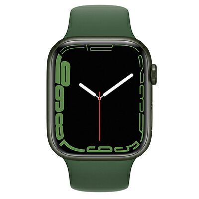 Apple Apple Watch Series7 45粍 GPS+Cellular模範例 MKJR3J/A A2478【緑であること軽銀入れもの/クローバー運動競技ダンス楽隊】 [中古] 【当社３ヶ月間引き受ける】 イオシス