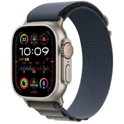 Apple Apple Watch Ultra2 49粍 GPS+Cellular青写真 MREP3J/A A2986【ナチュラルチタニウムケース/ブルーアルパインループ】 [中古] 【当社３ヶ月間引き受ける】 イオシス