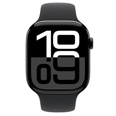 Apple Apple Watch Series10 46mm GPSモデル MWWQ3J/A A2999【ジェットブラックアルミニウムケース/ブラックスポーツバンド】 [中古] 【当社３ヶ月間保証】 イオシス｜中古スマホとタブレットのイオシス
