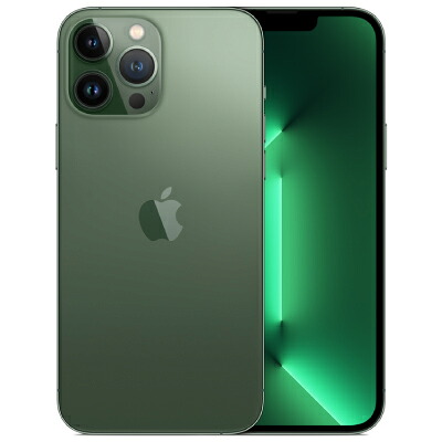 【中古】iPhone13 Pro Max A2641 (MNCU3J/A) 128GB アルパイン緑であること 【au版SIM無償性】  Apple スマホ かっこ良い電話機 当社３ヶ月間引き請ける 貨物輸送無料 イオシス スマートフォン・タブレット-スマートフォン本体