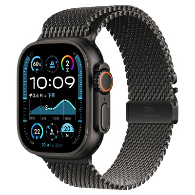 Apple Apple Watch Ultra2 49粍 GPS+Cellular青写真 MX5U3J/A A2986【ブラックチタニウムケース/ブラックチタニウムミラネーゼループ】 [中古] 【当社３ヶ月間引き受ける】 イオシス