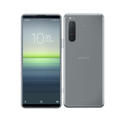 【SIM鍵を掛ける取り消す済】【網状組織当てはめる制限事項▲】Softbank Xperia5 II A002SO Grey SONY 当社３ヶ月間引き請ける 中古 イオシス