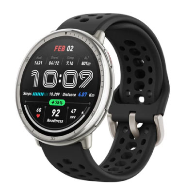 Amazfit Amazfit Active2 ブラックスポーツシリコン [中古] 【当社３ヶ月間保証】 イオシス｜中古スマホとタブレットのイオシス