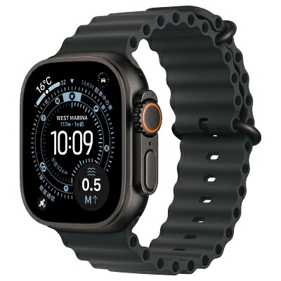 Apple Apple Watch Ultra3 49粍 GPS+Cellular真似形 MF0J4J/A A3281【ブラックチタニウムケース/ブラックオーシャンバンド】 [中古] 【当社３ヶ月間引き請ける】 イオシス