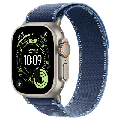 Apple Apple Watch Ultra3 49粍 GPS+Cellular真似形 MEWR4J/A A3281【ナチュラルチタニウムケース/青碧 ブライトブルートレイルループ】 [中古] 【当社３ヶ月間引き請ける】 イオシス