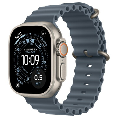 Apple Apple Watch Ultra3 49粍 GPS+Cellularひな形 MEWH4J/A A3281【ナチュラルチタニウムケース/アンカーブルーオーシャンバンド】 [中古] 【当社３ヶ月間引きうける】 イオシス
