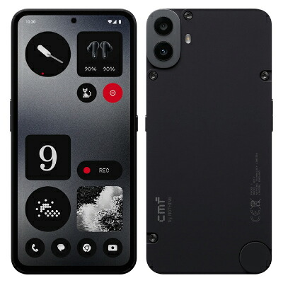 CMF by Nothing CMF PHONE1 黒いこと【ランダムアクセス記憶装置8GB/ロム256GB 国内版SIM無償性】 Nothing Technology 当社３ヶ月間引きうける 中古 イオシス