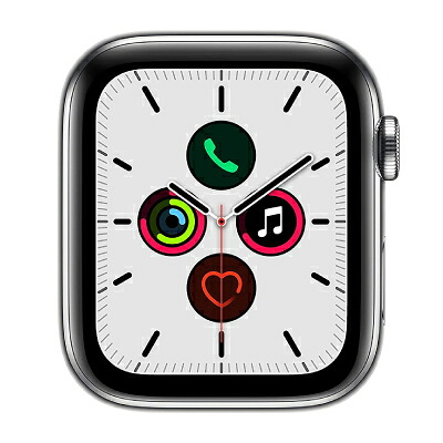 Apple 【ダンス楽隊絶無】Apple Watch Series5 44粍 GPS+Cellular模範例 MWWF2ZP/A A2157【シルバーステンレススチールケース】 [中古] 【当社３ヶ月間引き受ける】 イオシス