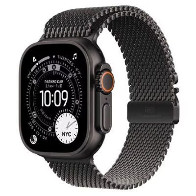 Apple Apple Watch Ultra3 49粍 GPS+Cellular青写真 MF1Q4J/A A3281【ブラックチタニウムケース/ブラックチタニウムミラネーゼループ(M)】 [中古] 【当社３ヶ月間引き受ける】 イオシス