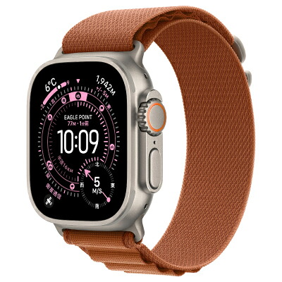 Apple Apple Watch Ultra3 49粍 GPS+Cellular真似形 MF1V4J/A+MFTC4FE/A A3281【ナチュラルチタニウムケース/テラコッタアルパインループ(M)】 [中古] 【当社３ヶ月間引き請ける】 イオシス