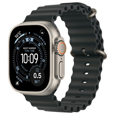 Apple Apple Watch Ultra3 49粍 GPS+Cellular青写真 MF1V4J/A+MXTL3FE/A A3281【ナチュラルチタニウムケース/ブラックオーシャンバンド】 [中古] 【当社３ヶ月間引き受ける】 イオシス