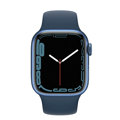Apple Apple Watch Series7 41粍 GPS模範例 MKN13J/A A2473【ブルーアルミニウムケース/アビスブルースポーツバンド】 [中古] 【当社３ヶ月間引き受ける】 イオシス