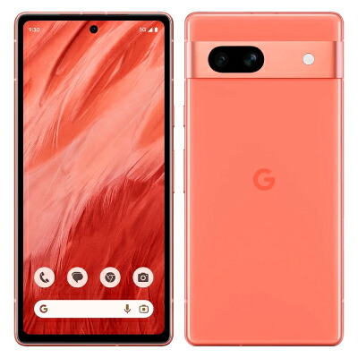 Google Pixel7a G82U8 128GB Coral【docomo版SIM無償性】 Google 当社３ヶ月間引き請ける 中古 イオシス