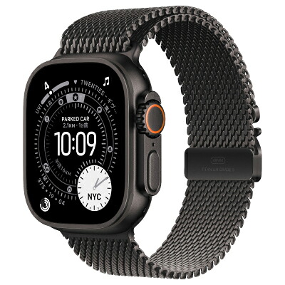 Apple Apple Watch Ultra3 49粍 GPS+Cellular真似形 MF1T4J/A A3281【ブラックチタニウムケース/ブラックチタニウムミラネーゼループ(L)】 [中古] 【当社３ヶ月間引き請ける】 イオシス