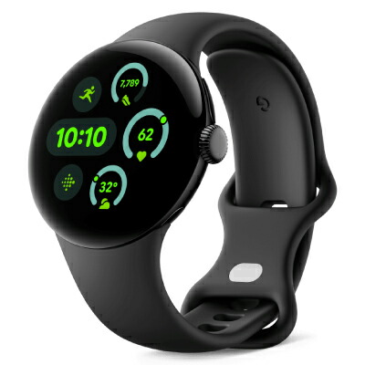 Google Google Pixel Watch3 45粍 LTE青写真 Matte Black軽銀入れもの/Obsidian積極的ダンス楽隊 GA05773-US [中古] 【当社３ヶ月間引き受ける】 イオシス