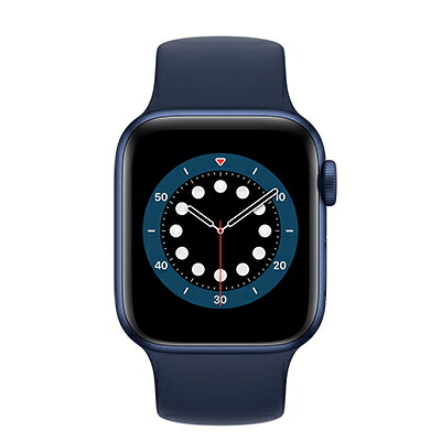 Apple Apple Watch Series6 40粍 GPS模範例 MG2A3J/A+MYPQ2FE/A A2291【ブルーアルミニウムケース/ディープネイビーソロループ(大きさ7)】 [中古] 【当社３ヶ月間引き受ける】 イオシス