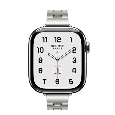 Apple Apple Watch Hermes Series11 42粍 GPS+Cellularひな形 MF9P4J/A+MXJV3FE/A A3335【シルバーチタニウムケース/(サティネ)グランHファン・シンプルトゥールブレスレット】 [未当て嵌める] 【当社６ヶ月引きうける】 イオ