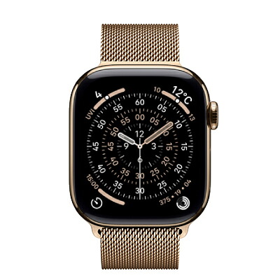 Apple Apple Watch Series11 42粍 GPS+Cellularひな形 MF8Y4J/A A3335【ゴールドチタニウムケース/ゴールドミラネーゼループ】 [中古] 【当社３ヶ月間引きうける】 イオシス